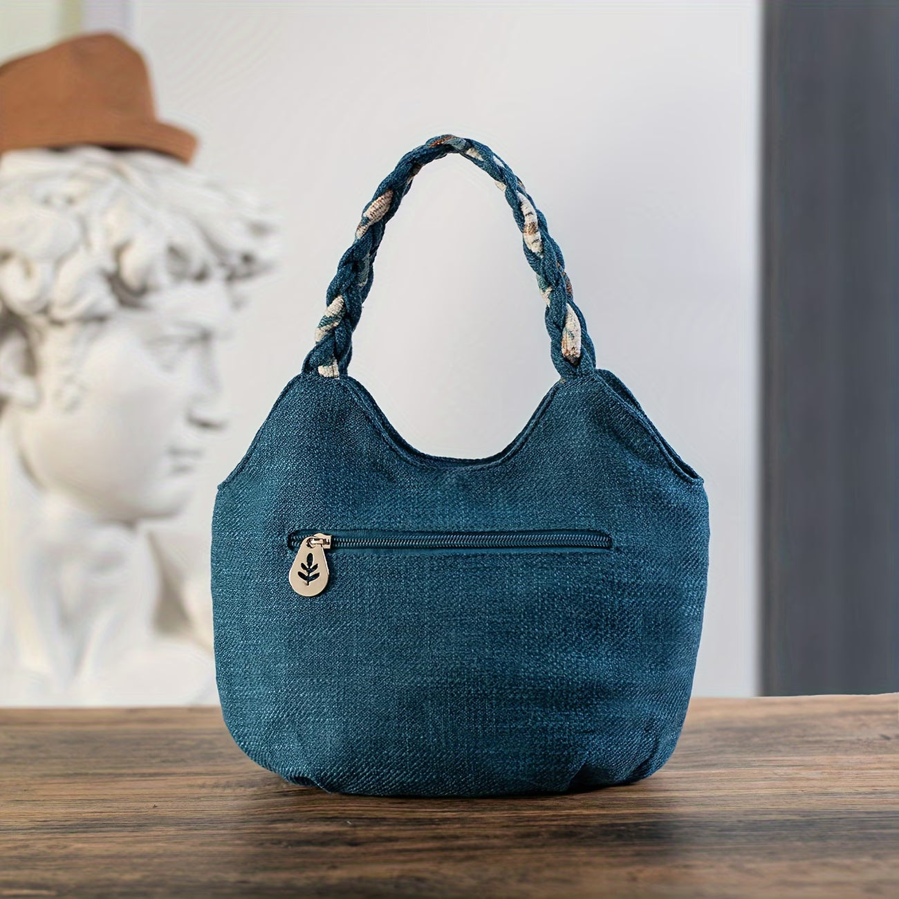 Bohemian Handmade Tie-Dye Floral Handbag