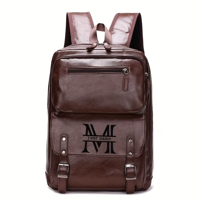 Personalized Men's Large Capacity Laptop Backpack