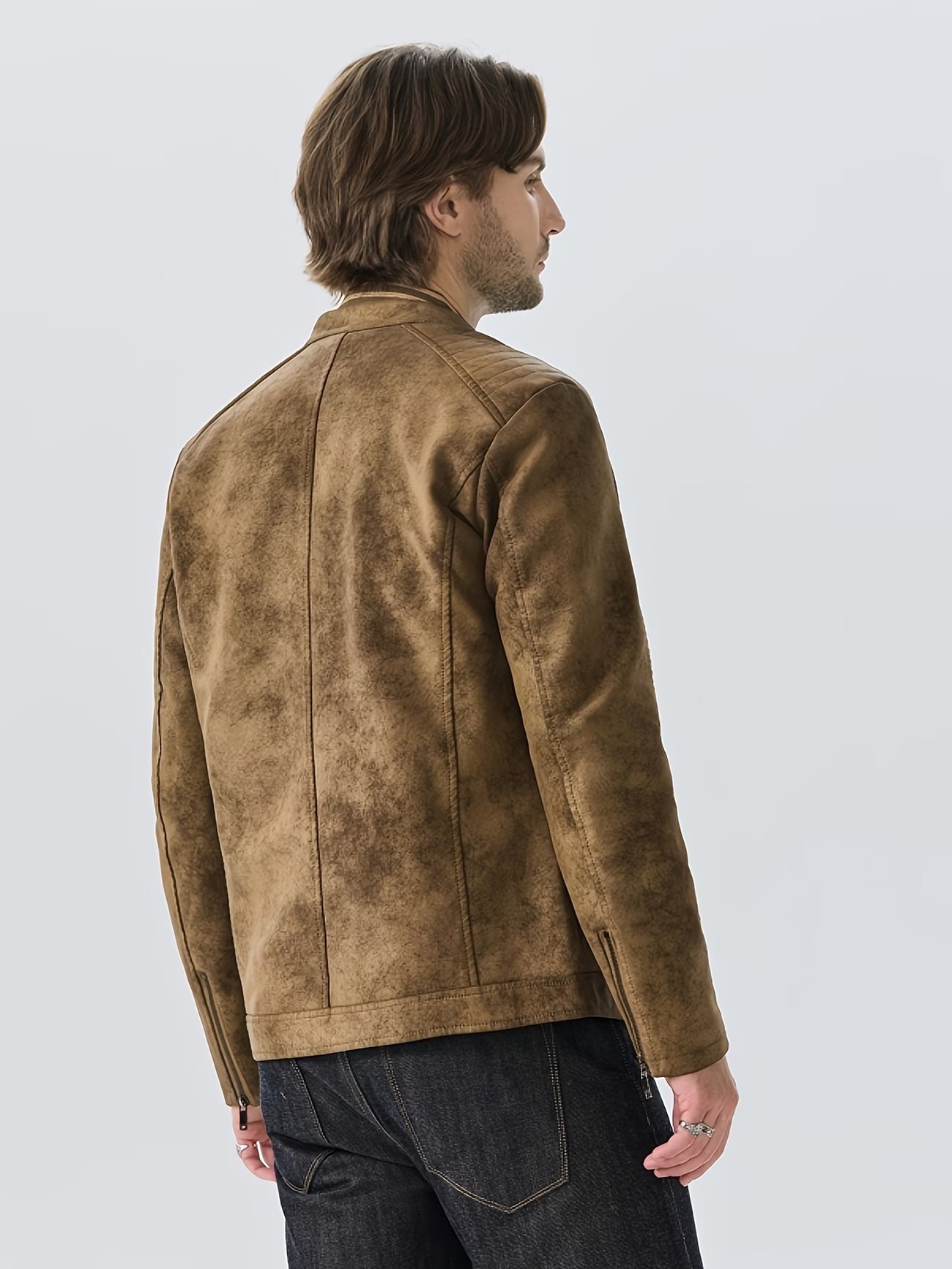 Plus Velvet Jacket Men's Autumn and Winter Jacket