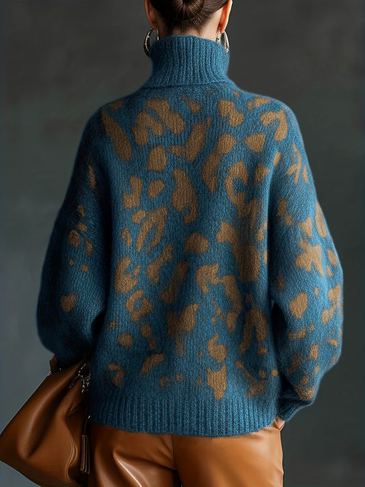 Women's Leopard Print Sweater