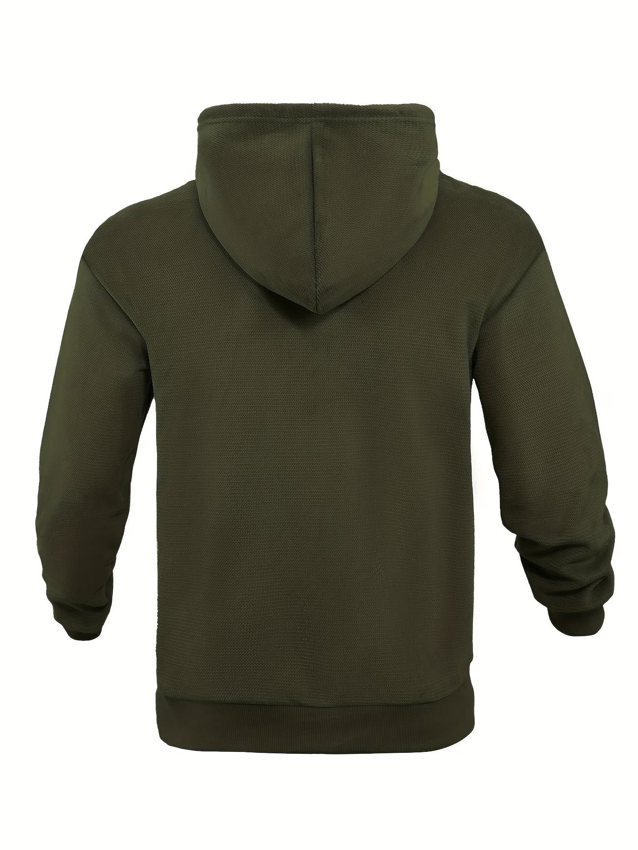 Men's Winter Hooded Softshell Jacket with Full-Zip Front