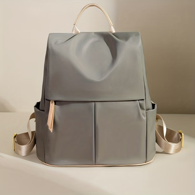 Women' Lightweight Anti-Theft Backpack with Oxford-Nylon Travel Bag