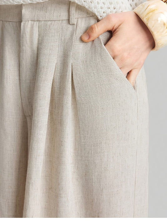 Ladies' Relaxed Fit Wide-Leg Pants, Perfect for a Bohemian Style