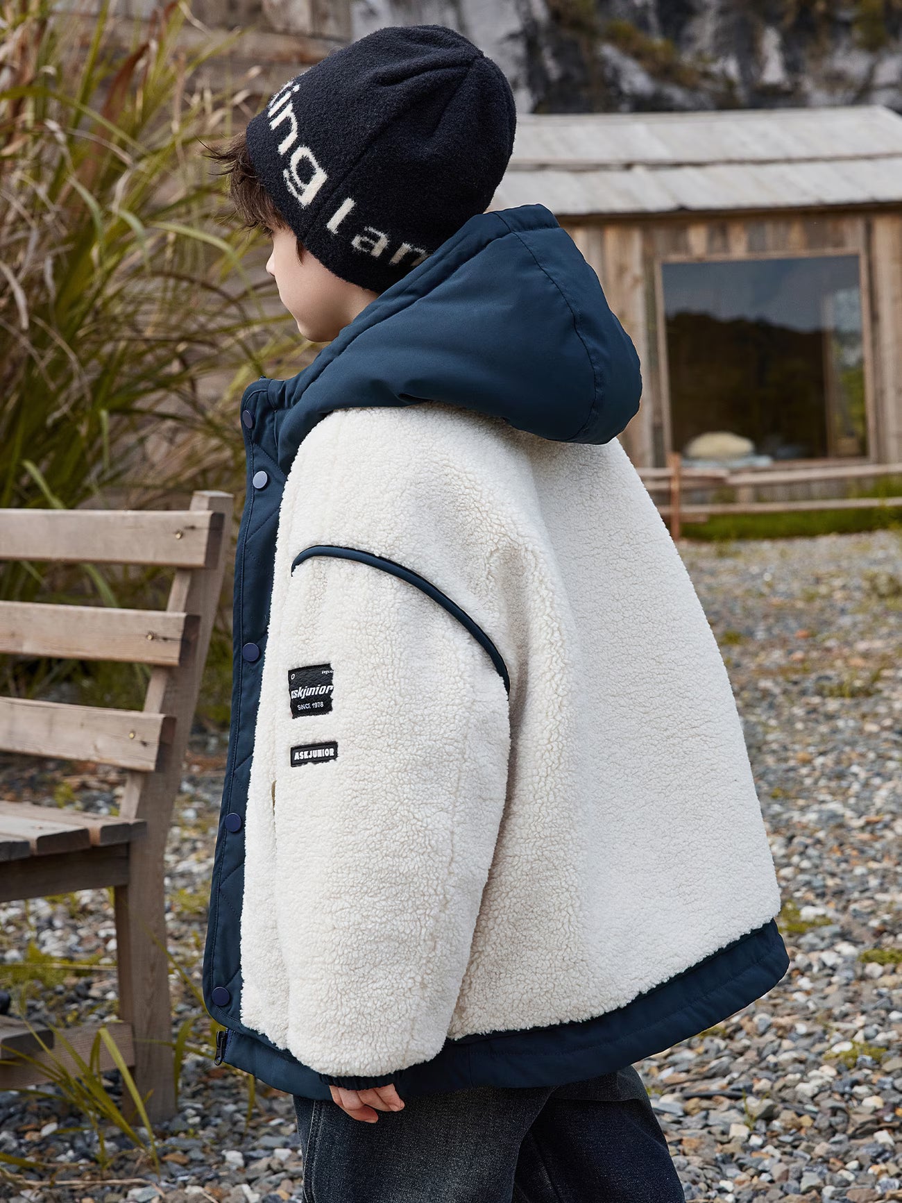 ASK JUNIOR Jacket for Boys, Winter Coat for Older Kids, Warm Padded Parka for Teenagers