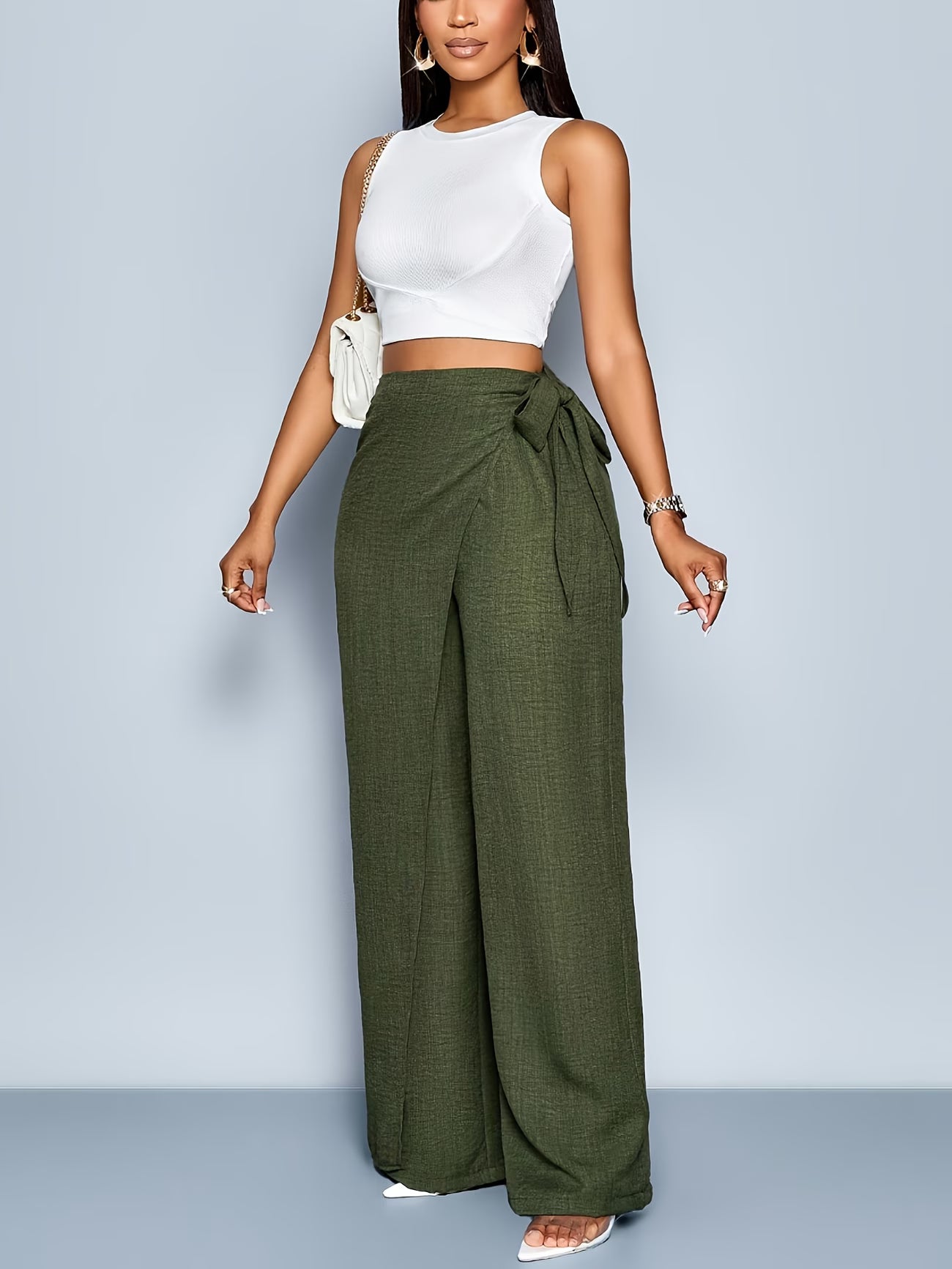 Hot-Selling Women's Elegant Sexy Straight-Leg Wide-Leg Pants