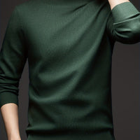 New Cross-Border Autumn And Winter Men'S Knitted Base Layer with a Round Neck