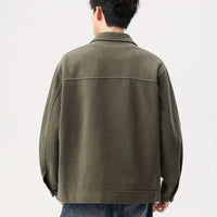 Men's Premium Twill Casual Jacket – Versatile Outerwear for All Seasons