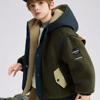 ASK JUNIOR Jacket for Boys, Winter Coat for Older Kids, Warm Padded Parka for Teenagers