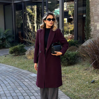 Women's Tweed Midi Coat