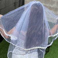 Daisy Trim 90's Bachelorette Party Veil