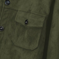 Men'S Casual Jacket with Pockets, Featuring Long Sleeves And a Stand Collar with Buttons
