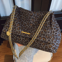 New Women's Fashion Trend Leopard Print Crossbody Bag
