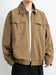 Men's Plaid Long-Sleeve Cardigan – Relaxed Lapel Sweater Jacket for Spring & Autumn