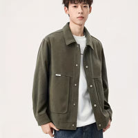 Men's Premium Twill Casual Jacket – Versatile Outerwear for All Seasons