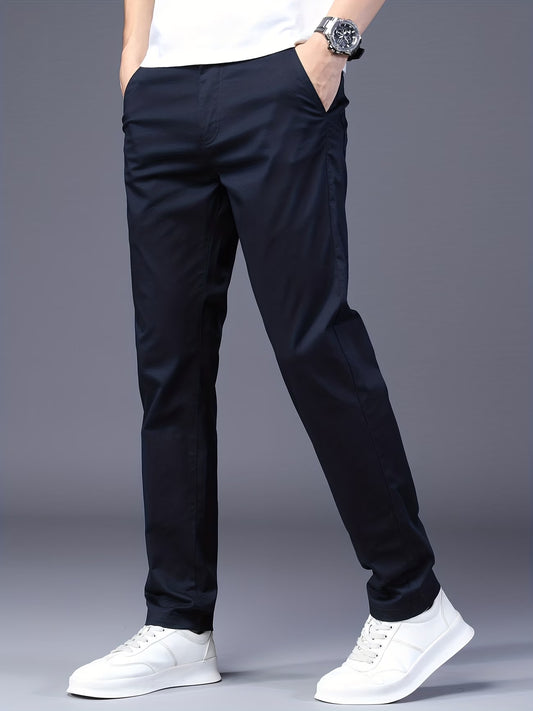 Men's Autumn and Winter Straight-Leg Casual Pants