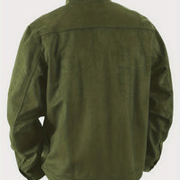 Men'S Casual Jacket with Pockets, Featuring Long Sleeves And a Stand Collar with Buttons