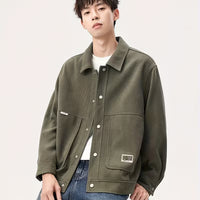 Men's Premium Twill Casual Jacket – Versatile Outerwear for All Seasons