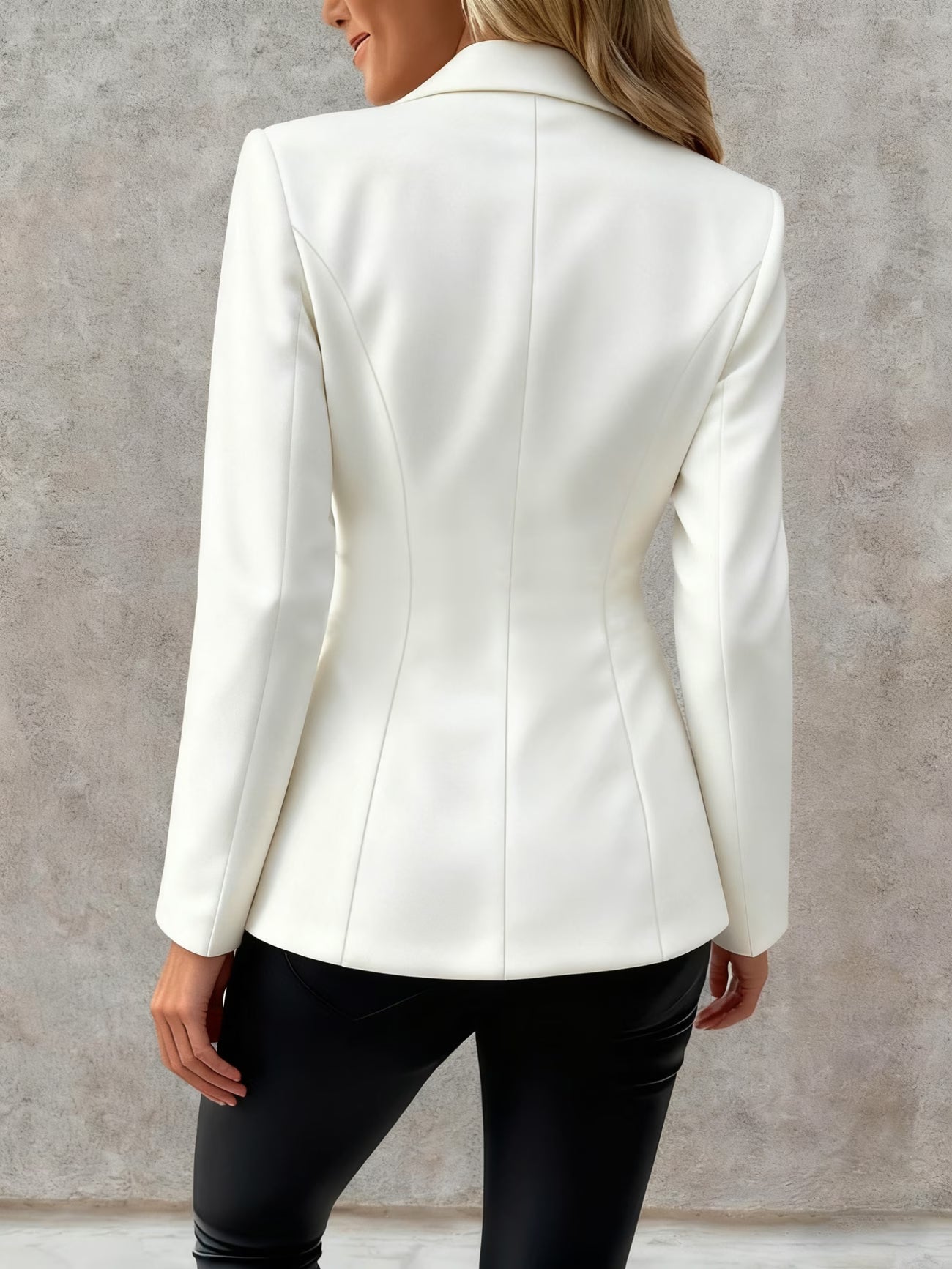 A Stylish Women'S Embroidered Blazer