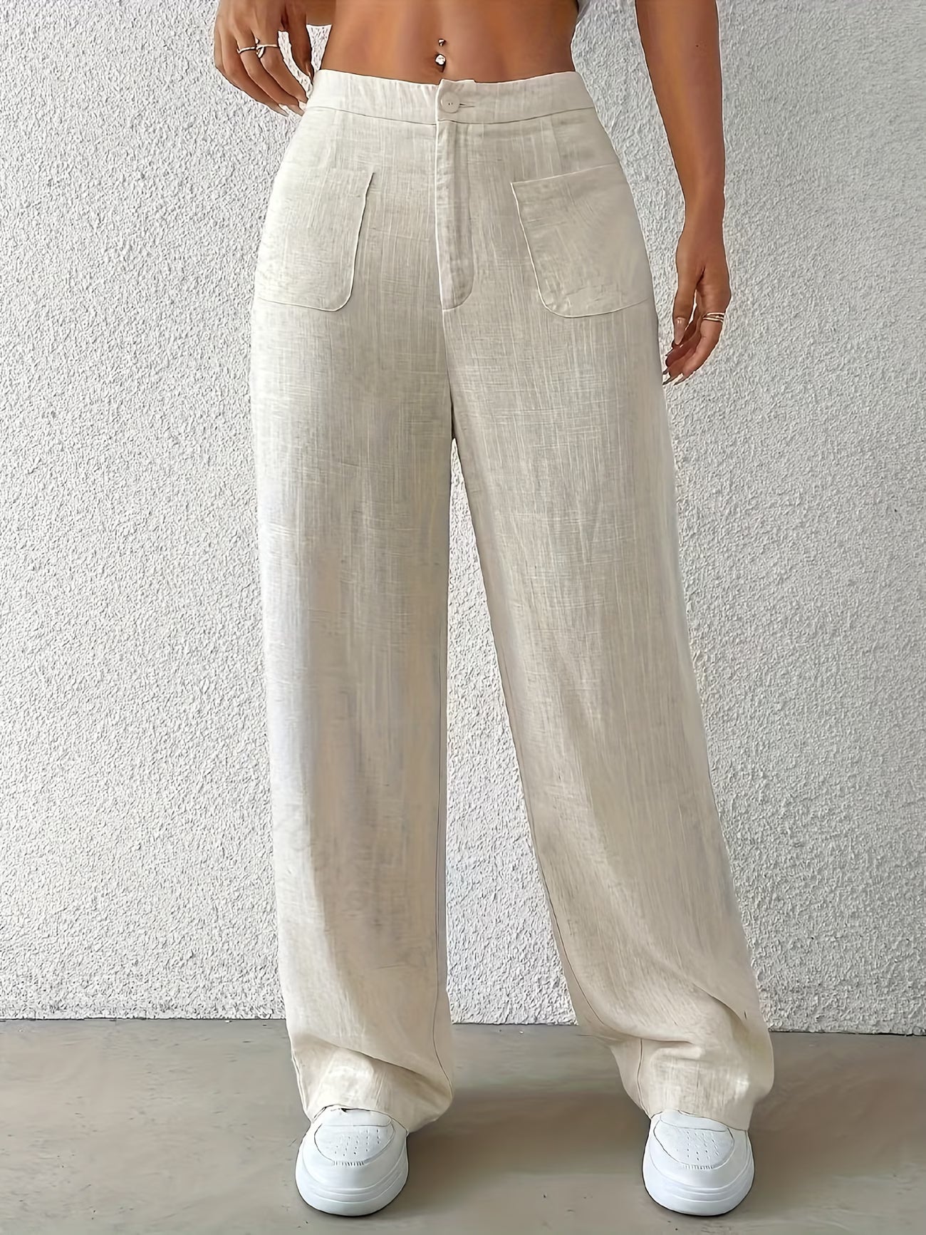 Women'S Fashionable Casual Wide-Leg Pants