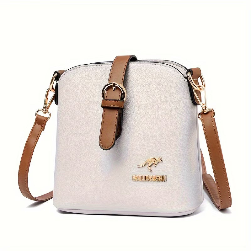 Elegant Women'S Styling Shoulder Bag, Small Size Bucket Bag, Lightweight Travel Shopping Crossbody Bag