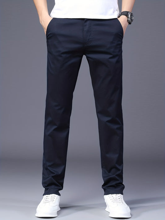 Men's Autumn and Winter Straight-Leg Casual Pants