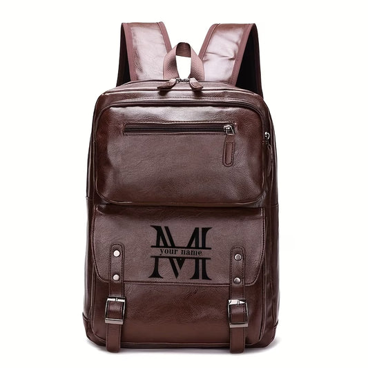 Personalized Men's Large Capacity Laptop Backpack