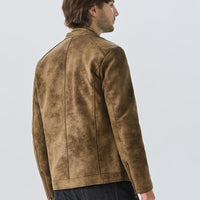 Plus Velvet Jacket Men's Autumn and Winter Jacket