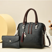 2pcs Versatile New Women'S Bag Set, Stylish, Elegant, And Vintage Shoulder Crossbody Bags