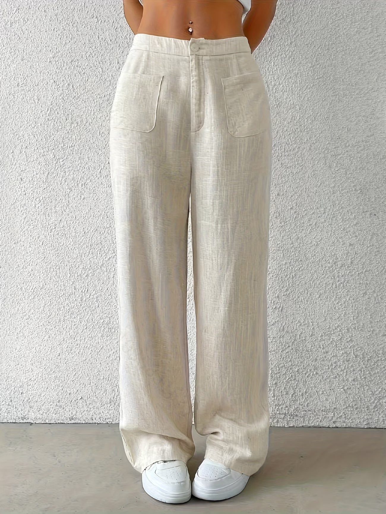 Women'S Fashionable Casual Wide-Leg Pants