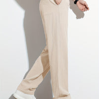 Men'S -Linen Drawstring Elastic Waist New Casual Sports Pants