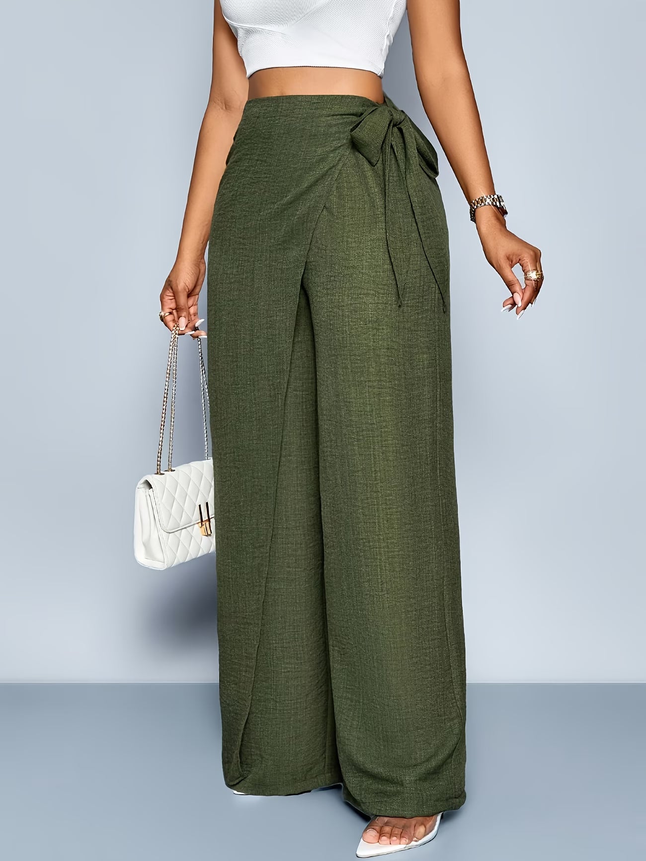 Hot-Selling Women's Elegant Sexy Straight-Leg Wide-Leg Pants