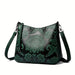 A Trendy Chinese-Style Embossed Shoulder Bag for Women