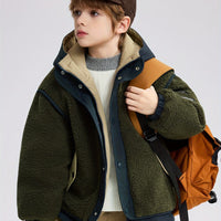 ASK JUNIOR Jacket for Boys, Winter Coat for Older Kids, Warm Padded Parka for Teenagers
