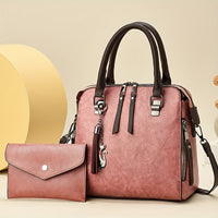 2pcs Versatile New Women'S Bag Set, Stylish, Elegant, And Vintage Shoulder Crossbody Bags