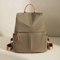 Women' Lightweight Anti-Theft Backpack with Oxford-Nylon Travel Bag