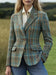 Spring/Autumn New Plaid Vintage Blazer for Women