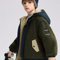 ASK JUNIOR Jacket for Boys, Winter Coat for Older Kids, Warm Padded Parka for Teenagers