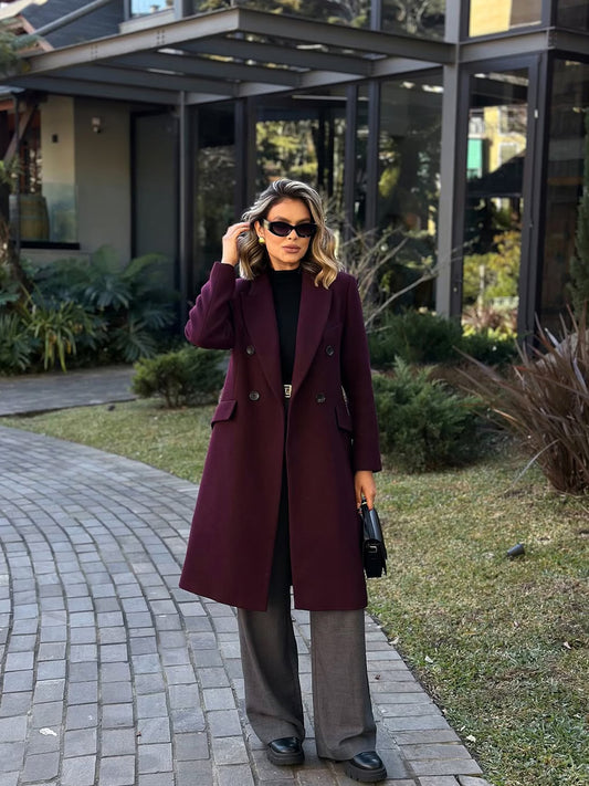 Women's Tweed Midi Coat