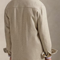Men's Elegant British-Italian Style Suit Jacket – Formal Comfort Blazer with Buttonhole & Pocket | Autumn/Winter 2025
