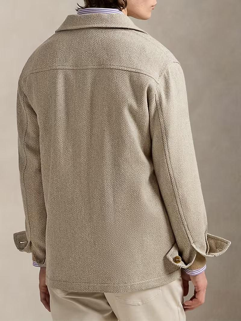 Men's Elegant British-Italian Style Suit Jacket – Formal Comfort Blazer with Buttonhole & Pocket | Autumn/Winter 2025