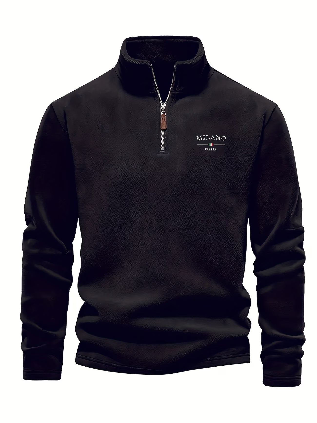 Men'S Embroidered Logo Half-Zip Sweatshirt