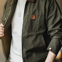 Heavyweight Jacket with Corduroy Collar