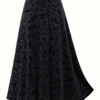 Plus Size - Regular Floral-Patterned Skirt for Women