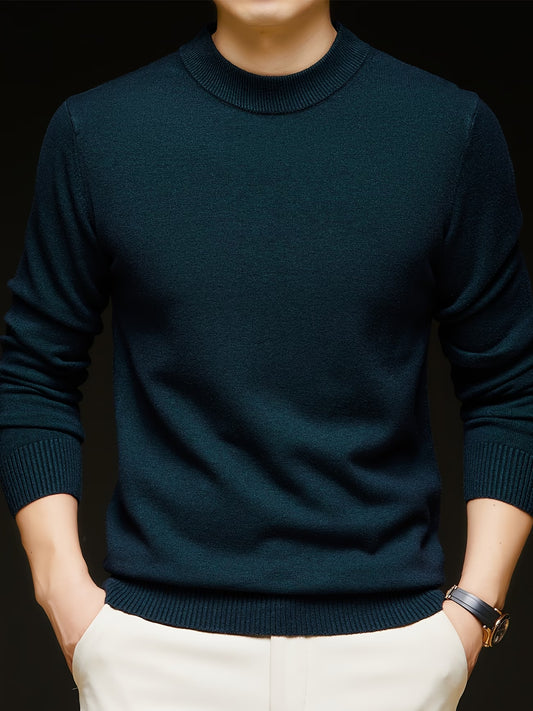 Men'S Casual Pullover Long-Sleeve Sweater for Spring And Autumn