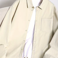 Men's Long-Sleeve Button-Up Business Casual Shirt – Smart Commuter Style