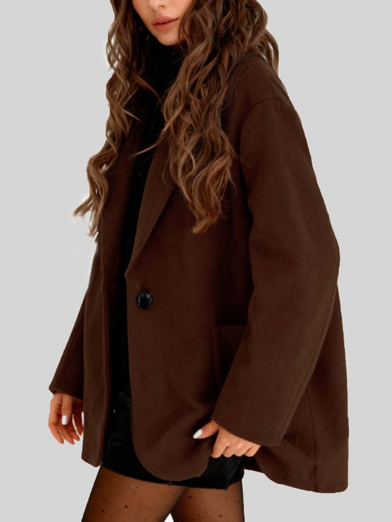 Women's Casual Tweed Blazer