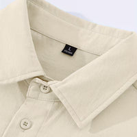 Men's Long-Sleeve Button-Up Business Casual Shirt – Smart Commuter Style