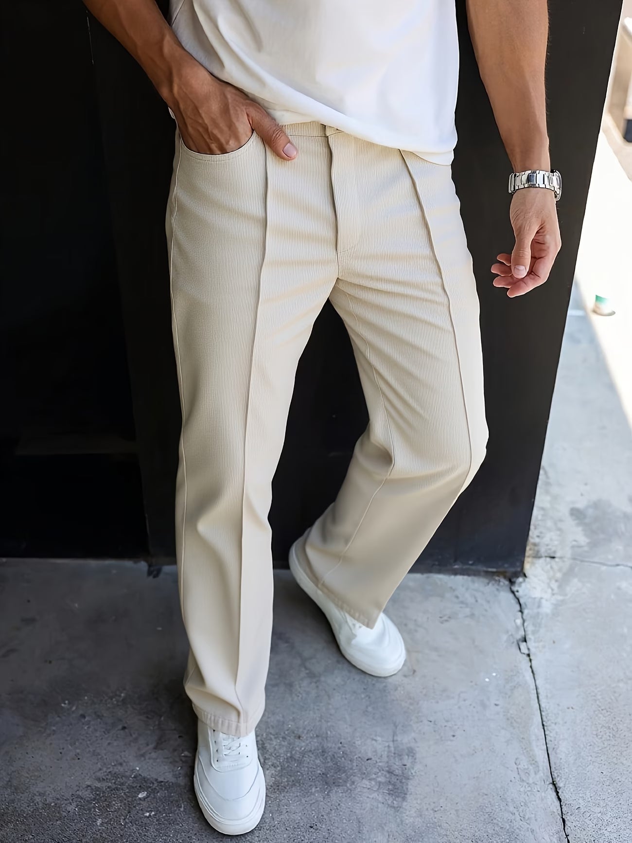 Men'S Straight-Leg Casual Pants