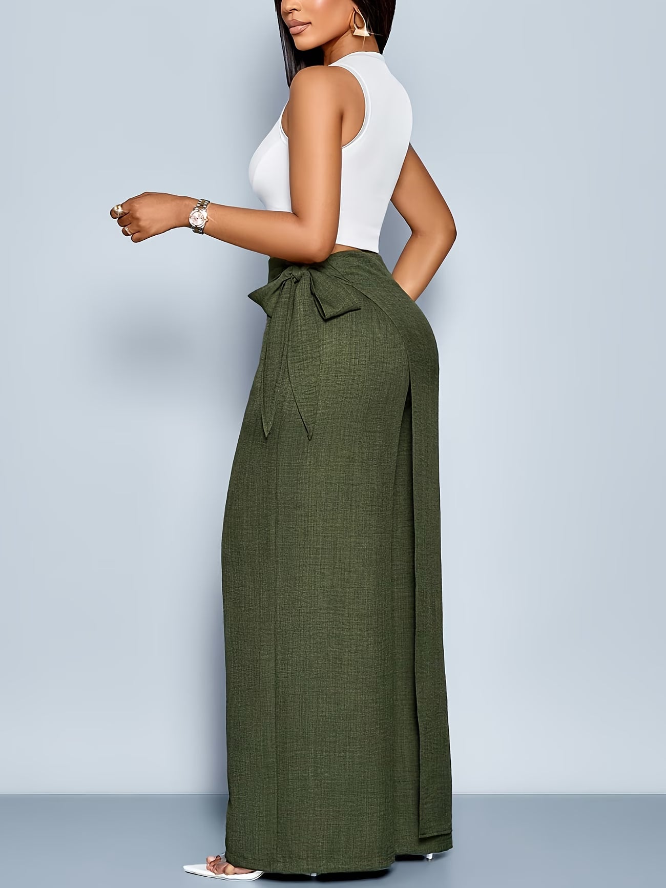 Hot-Selling Women's Elegant Sexy Straight-Leg Wide-Leg Pants