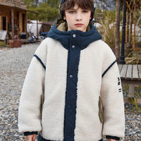 ASK JUNIOR Jacket for Boys, Winter Coat for Older Kids, Warm Padded Parka for Teenagers